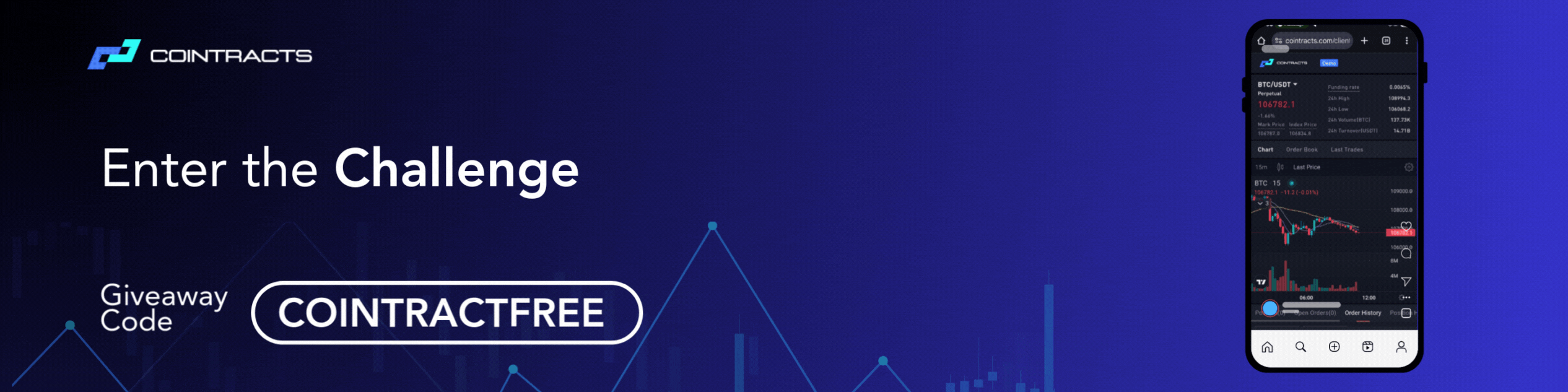 Evaluation account performance dashboard – Cointracts platform