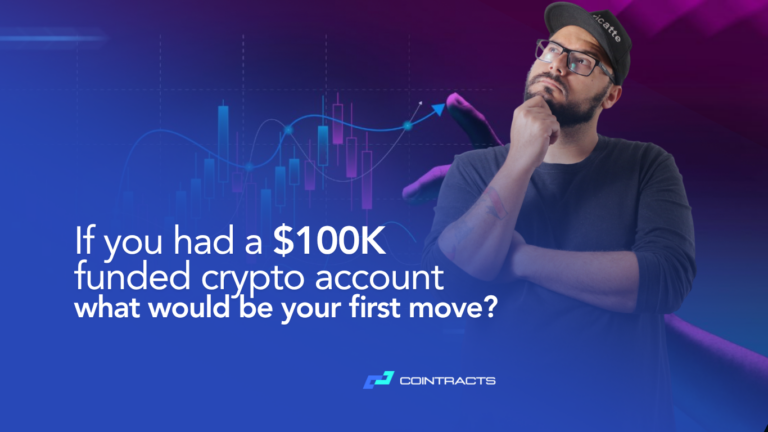Beginner taking a crypto trading challenge to earn a funded account